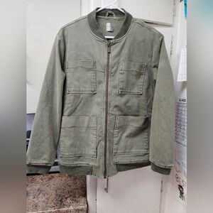 Anine Bing army green sz Small padded bomber jacket